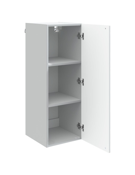 Mobiletto a muro Bianco 33 x 34,5 x 90 cm Legno ingegnerizzato