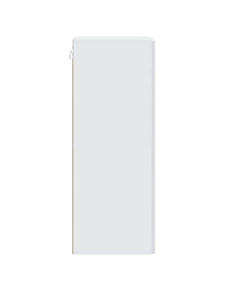 Mobiletto a muro Bianco 33 x 34,5 x 90 cm Legno ingegnerizzato
