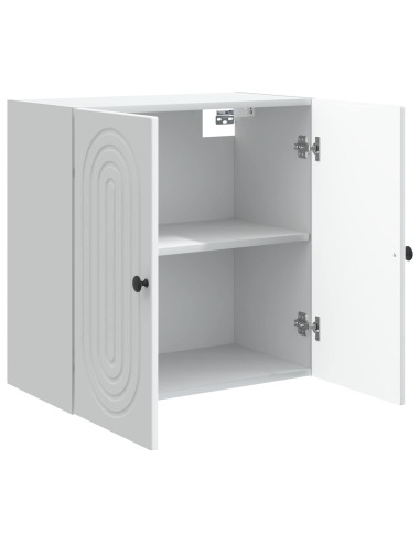Mobiletto a muro Bianco 59 x 31 x 60 cm Legno ingegnerizzato