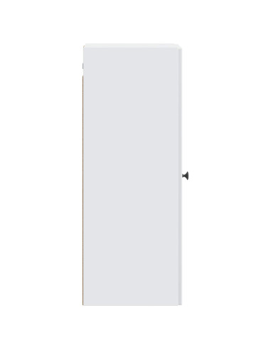 Mobiletto a muro Bianco 33 x 34,5 x 90 cm Legno ingegnerizzato
