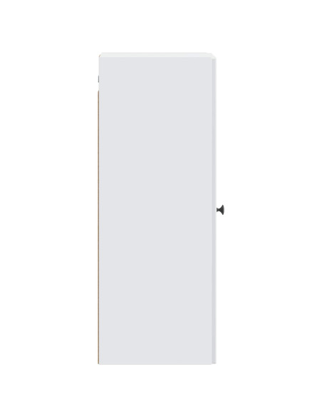 Mobiletto a muro Bianco 33 x 34,5 x 90 cm Legno ingegnerizzato