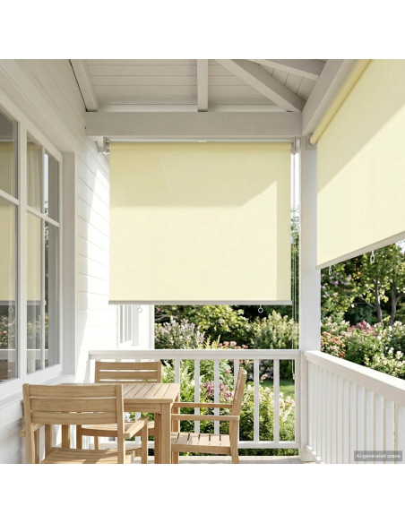 Voletta a rullo con protezione UV Crema 80 x 140 cm Poliestere