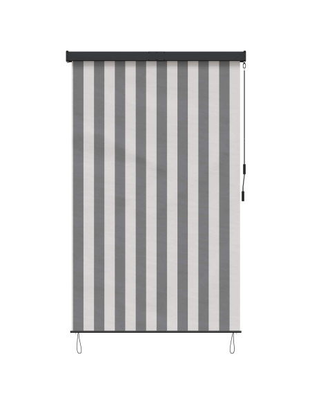 Tenda a rullo Antracite e Bianco 120 x 250 cm