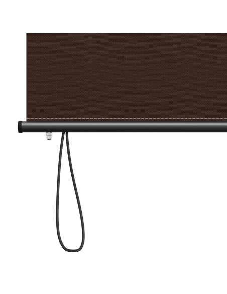 Tenda a rullo Marrone 160 x 250 cm Tessuto e Alluminio