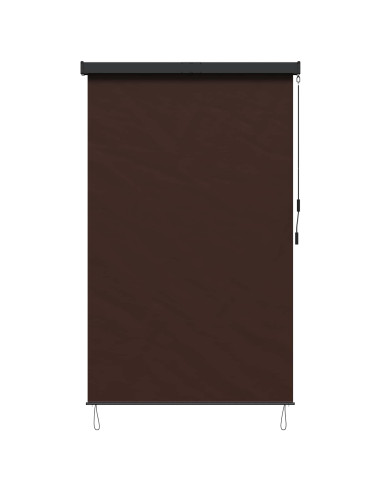 Tenda a rullo Marrone 180 x 250 cm Tessuto e Alluminio