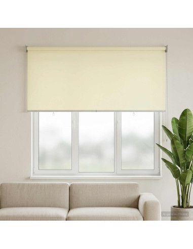 Voletta a rullo con protezione UV Crema 120 x 140 cm Poliestere