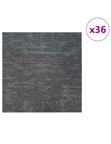 Piastrella per Tappeto Grigio cielo 50 x 50 cm 36 pcs