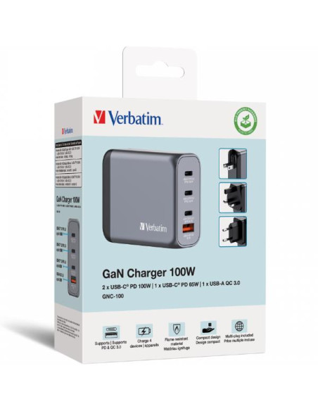 GAN CHARGER 4 PORT 100W