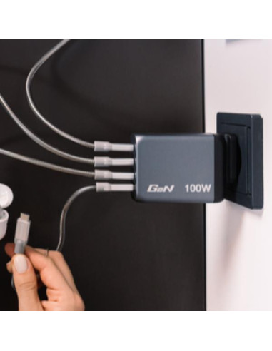 GAN CHARGER 4 PORT 100W