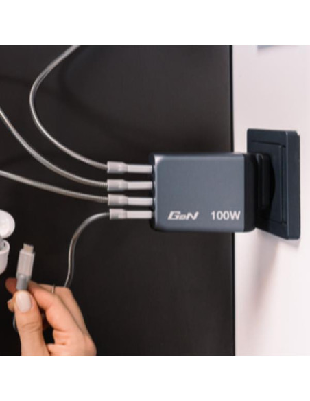 GAN CHARGER 4 PORT 100W