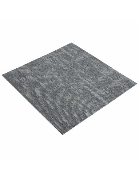 Piastrella per Tappeto Grigio Cemento 50 x 50 cm 20 pcs