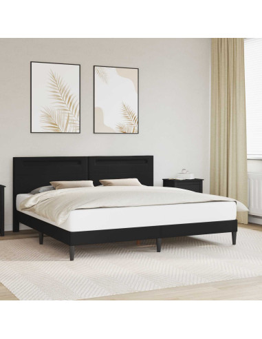 Struttura del letto Nero 180 x 200 cm Similpelle