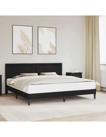 Struttura del letto Nero 180 x 200 cm Similpelle
