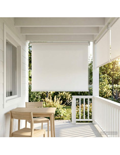 Voletta a rullo con protezione UV Bianco 80 x 140 cm Poliestere