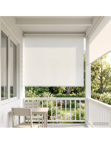 Voletta a rullo con protezione UV Bianco 120 x 140 cm
