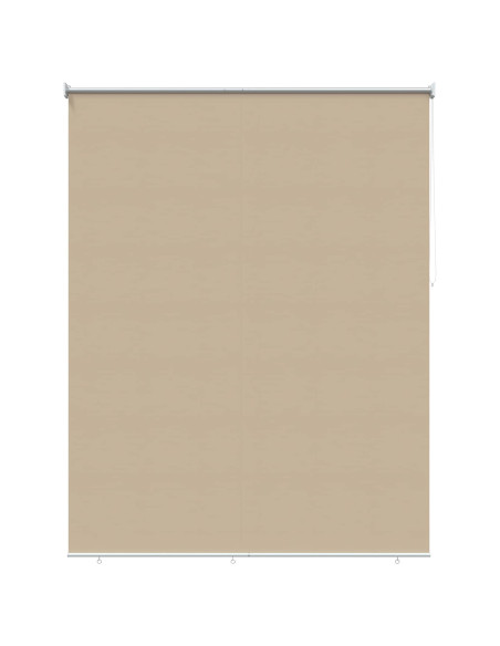 Voletta a rullo con protezione UV Beige 160 x 230 cm Poliestere