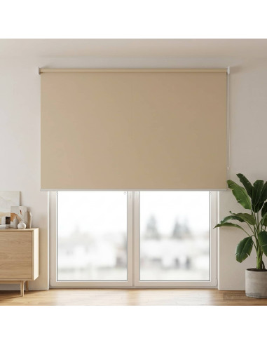 Voletta a rullo con protezione UV Beige 160 x 230 cm Poliestere