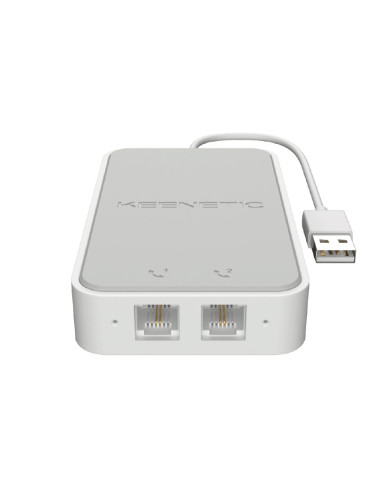 KEENETIC LINEAR (KN-3110), ADATTATORE VOIP 2 PORTE FXS RJ11, COMPATIBILE CON TUTTI GLI OPERATORI