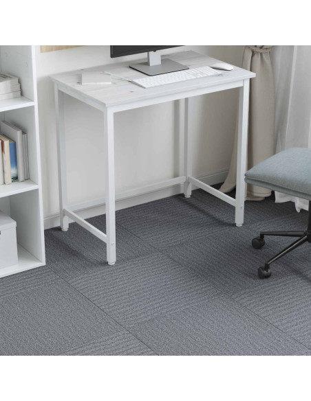 Piastrella per Tappeto Grigio Chiaro 50 x 50 cm 4 pcs