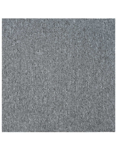 Piastrella per Tappeto Grigio Chiaro 50 x 50 cm 4 pcs