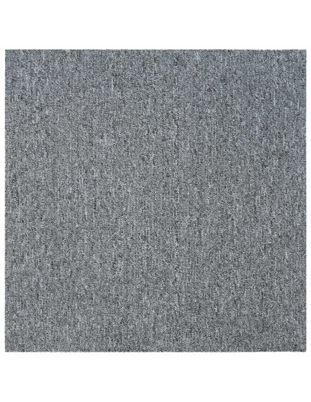 Piastrella per Tappeto Grigio Chiaro 50 x 50 cm 4 pcs