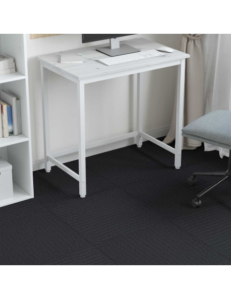 Piastrella per Tappeto Grigio Scuro 50 x 50 cm 4 pcs