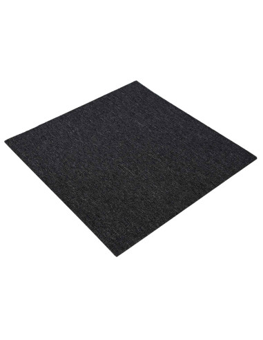 Piastrella per Tappeto Grigio Scuro 50 x 50 cm 20 pcs