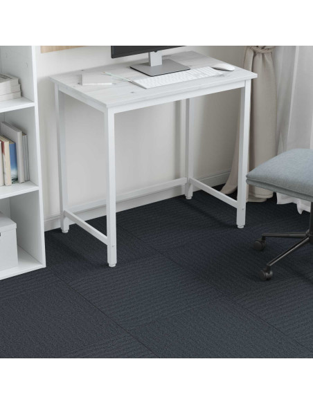 Piastrella per Tappeto Blu Grigio 50 x 50 cm 20 pcs PP e Bitume