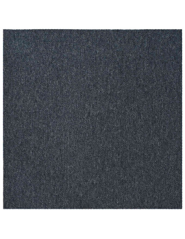 Piastrella per Tappeto Blu Grigio 50 x 50 cm 20 pcs PP e Bitume