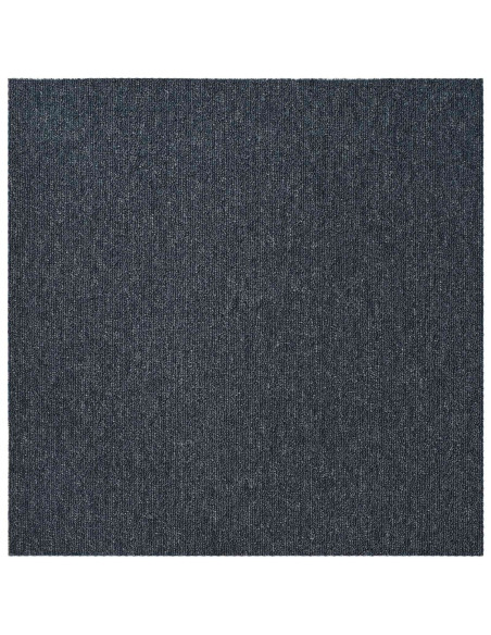 Piastrella per Tappeto Blu Grigio 50 x 50 cm 20 pcs PP e Bitume