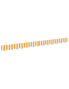 Sostituzione della mantovana per tenda Giallo e Bianco 2,5 m 2