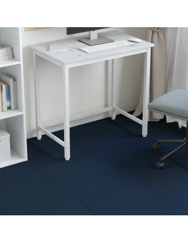 Piastrella per Tappeto Blu 50 x 50 cm 20 pcs PP e Bitume