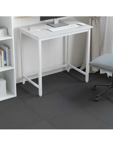 Piastrella per Tappeto Grigio Medio 50 x 50 cm 20 pcs