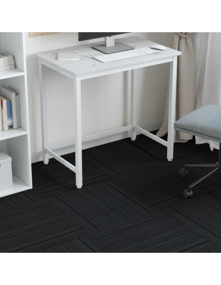 Piastrella per Tappeto Rigato Grigio Chiaro 50 x 50 cm 20 pcs