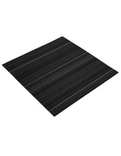 Piastrella per Tappeto Strisce Grigio Scuro 50 x 50 cm 20 pcs 2