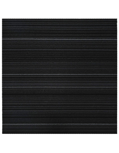 Piastrella per Tappeto Strisce Grigio Scuro 50 x 50 cm 36 pcs