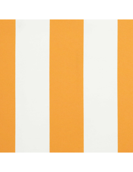 Telo di ricambio per tenda da sole Giallo e Bianco 400 × 350 cm
