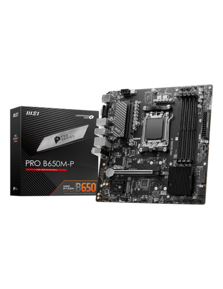 MB MSI PRO B650M-P AM5 4D5 4S3 2M.2 3PCIE HD/DP/D-SUB MATX