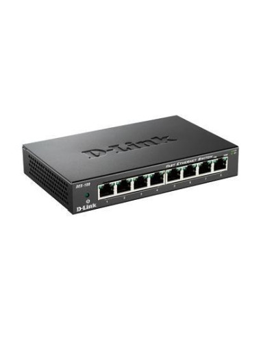SWITCH DESKTOP 8 PORTE 10/100 METAL
