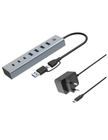 7-PORT USB 3.0 HUB WITH POWER ADAPT