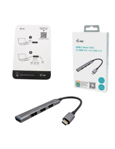 USB-C METALHUB 1XUSB 3.0+3X USB 2.0