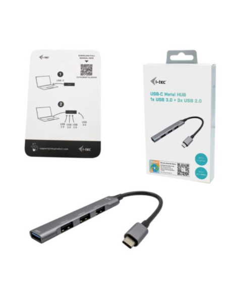 USB-C METALHUB 1XUSB 3.0+3X USB 2.0