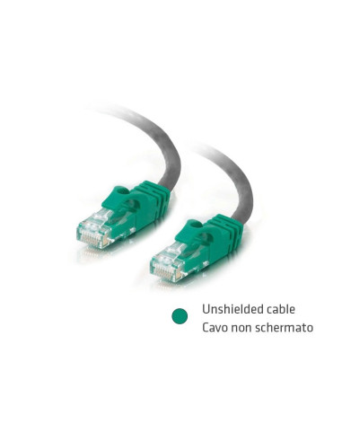 CAVO RETE UTP CAT.5E 0,5MT GR NON SCHERMATO ADJ