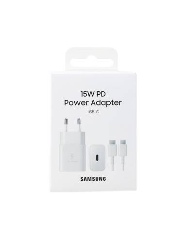Samsung Caricatore 15W EP-T1510X PD USB-C +Cavo 1m USB-C White