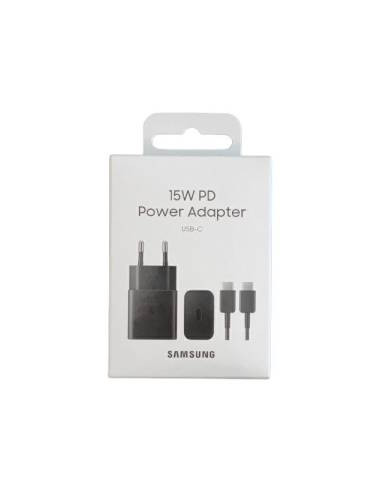 Samsung Caricatore 15W EP-T1510X PD USB-C + Cavo 1m USB-C Black