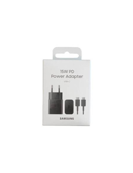 Samsung Caricatore 15W EP-T1510X PD USB-C + Cavo 1m USB-C Black