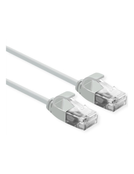 CAVO RETE UTP CAT.6A 0,5MT SLIM LSO GRIGIO NO SCHERMATO PER DATA CENTER