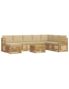 Set divani Legno di Acacia Massello 2