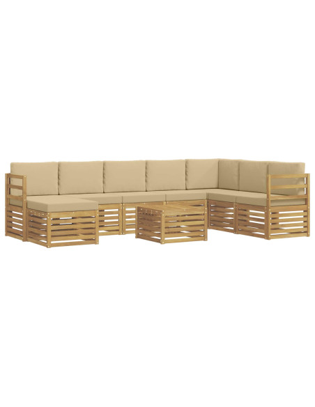 Set divani Legno di Acacia Massello