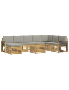 Set divani Legno di Acacia Massello 2